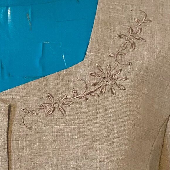 Sag Harbor 2 Piece Short Sleeve Top and Slacks Women Size 12 - Picture 3 of 13